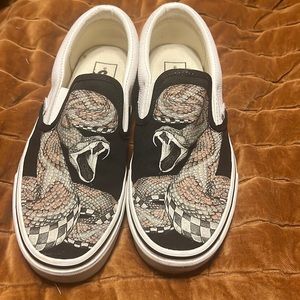 Vans slip on snake